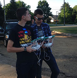 Flying the Drone